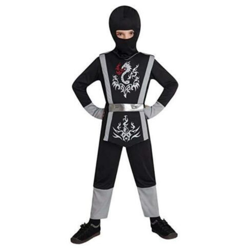 Totally Ghoul Dragon Ninja Costume, Boy's Size Small